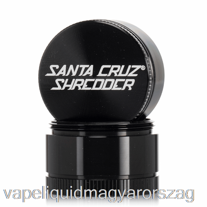 Santa Cruz Aprító 1,6 Hüvelykes Kis 3 Részes Daráló Fekete (40 Mm) Vape Folyadék